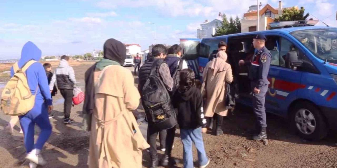 Ayvalık’ta 36 Göçmen Jandarmadan Kaçamadı