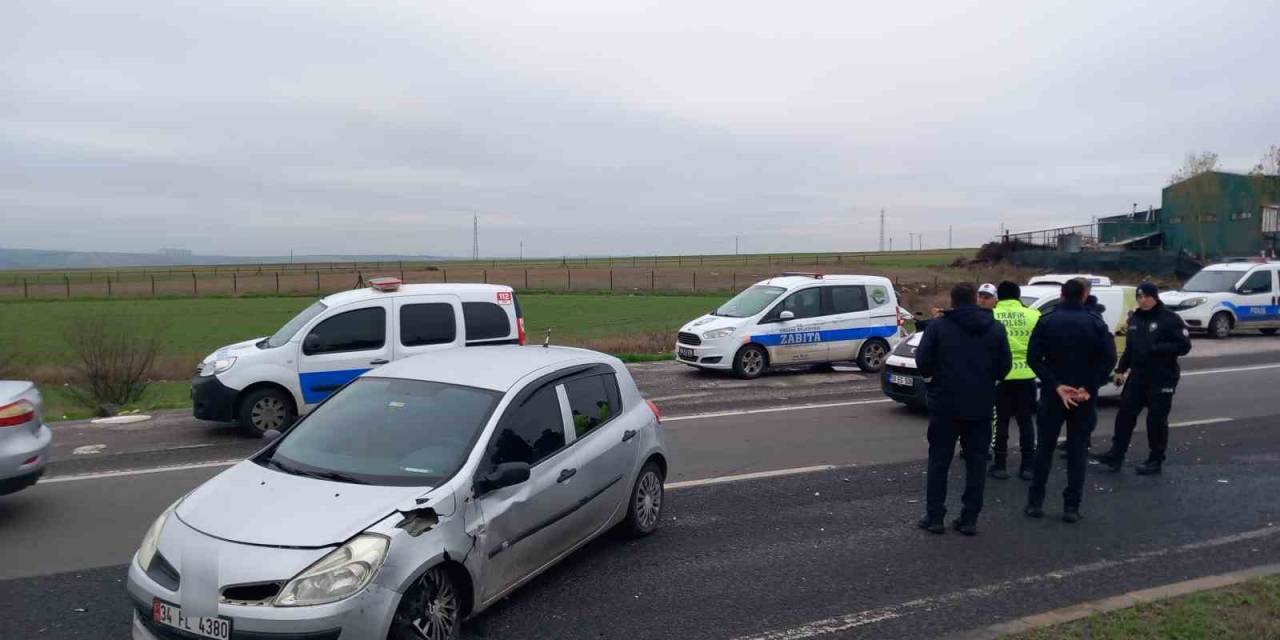 Tekirdağ’da Kaza: 1’i Zabıta 2 Yaralı