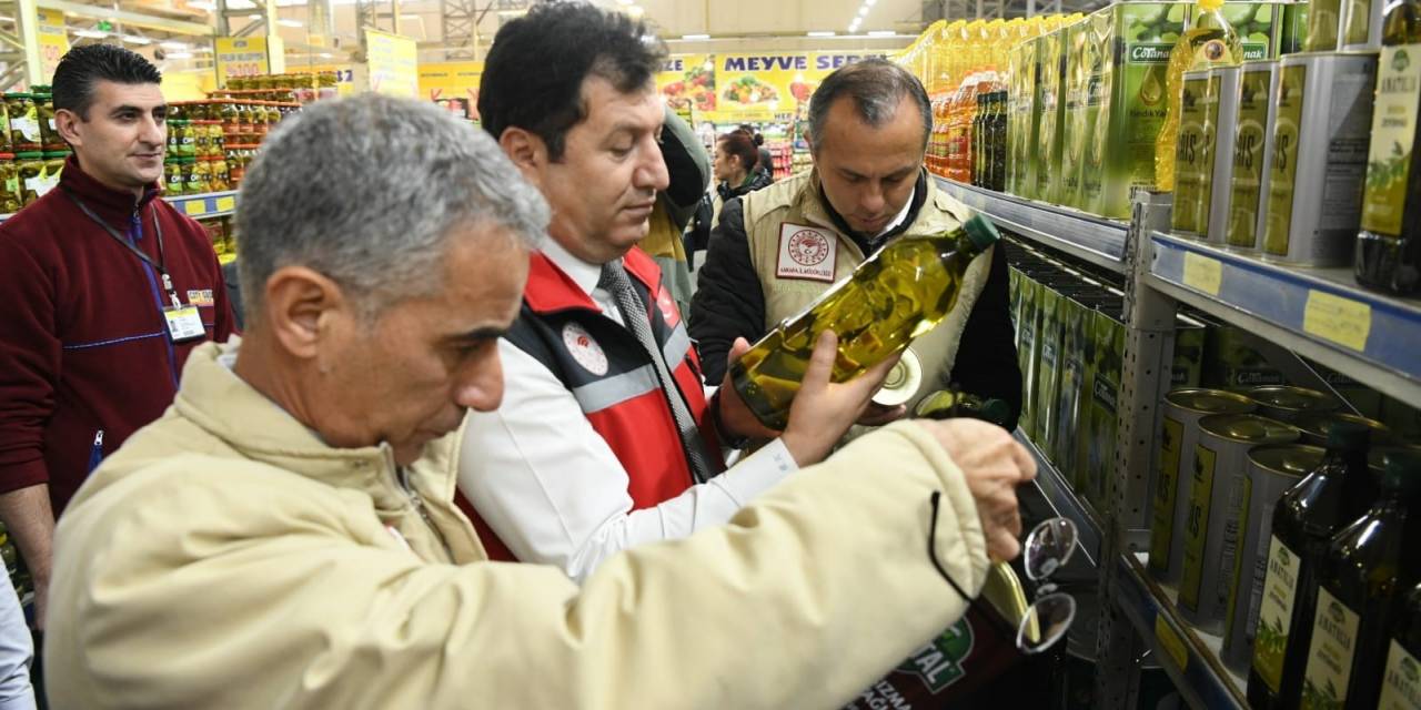 Ankara’da Zeytin Ve Zeytinyağı Ürünleri Denetleniyor