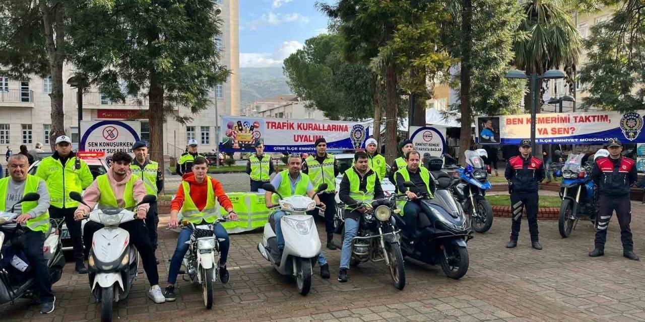 Çine’de Lise Öğrencileri Trafik Konusunda Bilgilendirildi