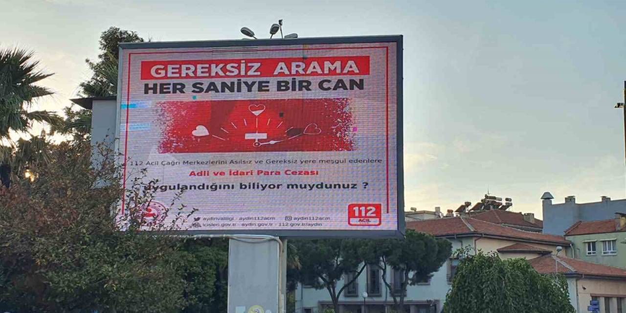 Aydın’da 112’den Duyarlılık Çağrısı: “Gereksiz Arama, Her Saniye Bir Can”