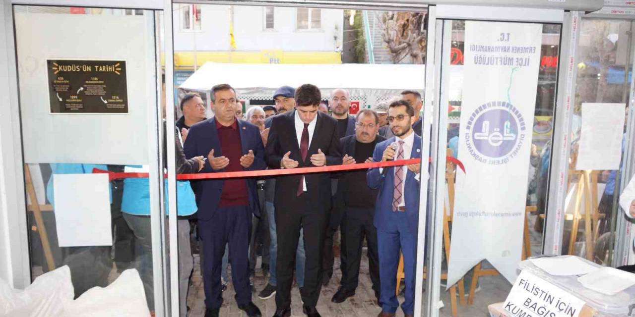 Karaman’da Filistin Yararına Hayır Çarşısı Açıldı