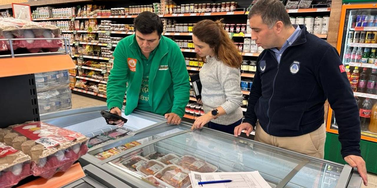 Zabıta Ekiplerinden Marketlere Denetim