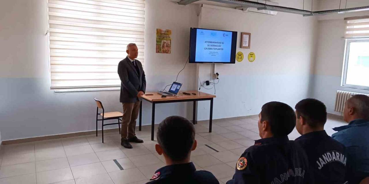 Cezaevi Jandarma Tabur Komutanlığı Personellerine Su Verimliliği Anlatıldı