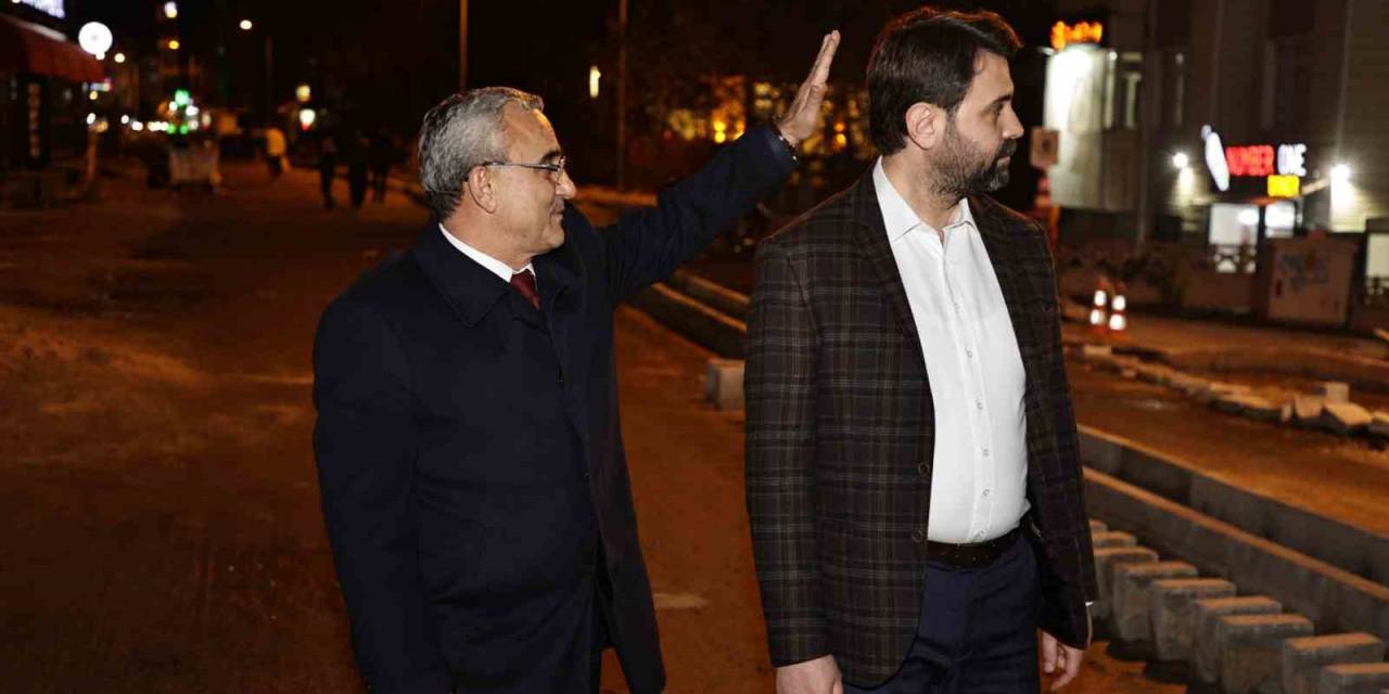 Hacı Hıfzı Emer Caddesindeki Çalışmaları İnceledi