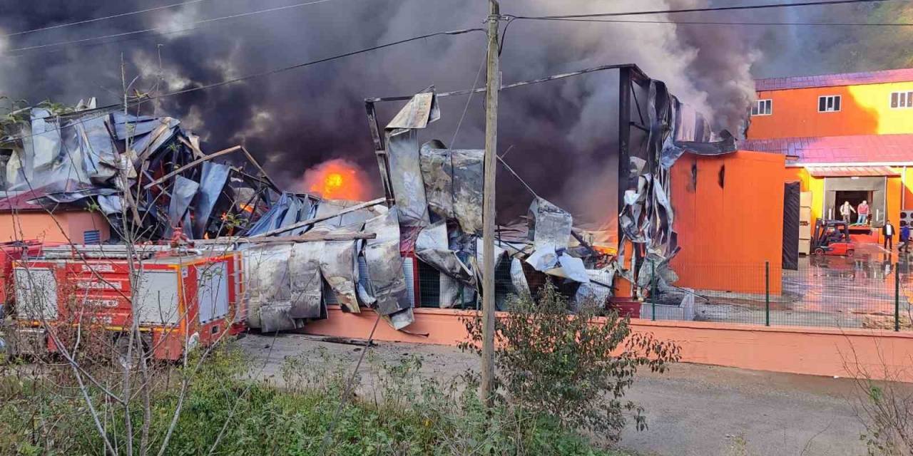 Giresun’da Balık Tesisinde Yangın