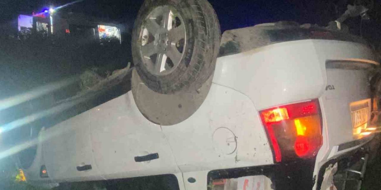 Lapseki’de Takla Atan Araçtaki 1 Kişi Öldü, 3 Kişi Ağır Yaralandı