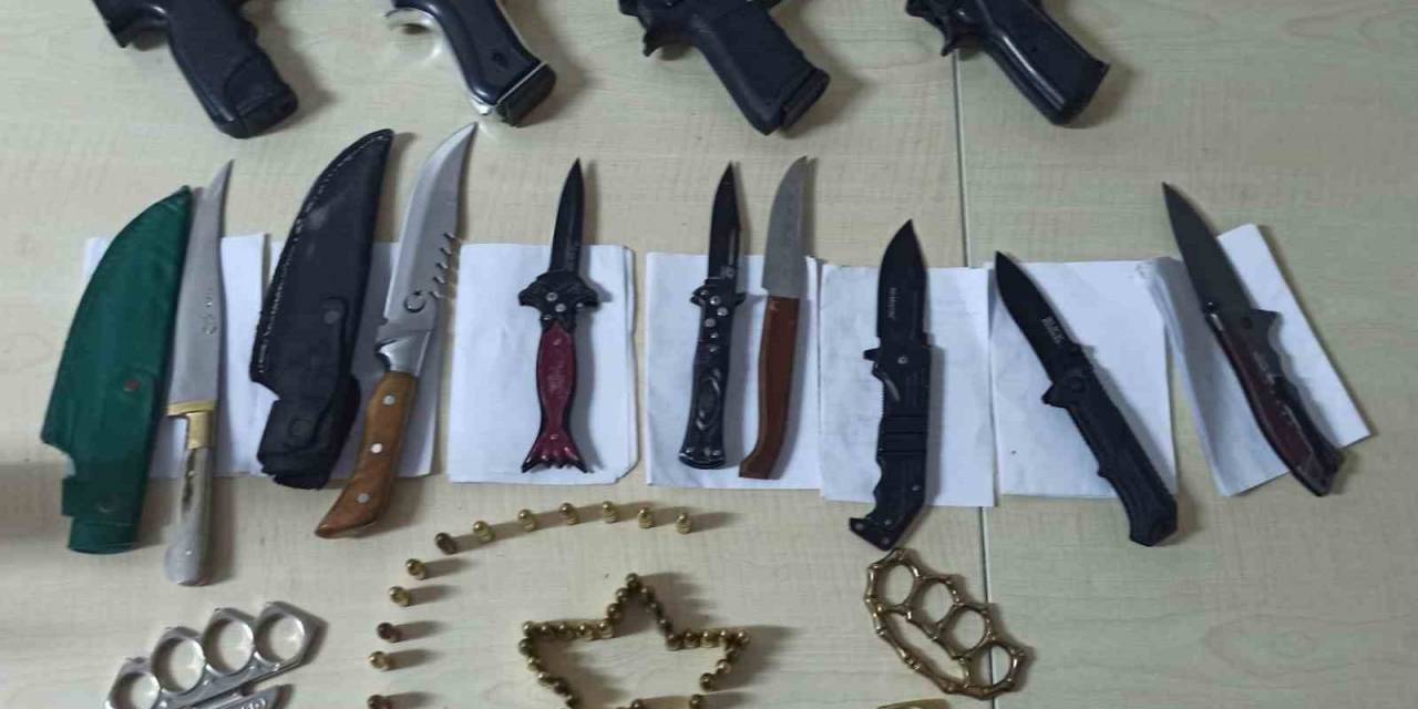 Karaman’da 5 Ayda Aranan 133 Kişi Tutuklandı, 244 Silah Ve 657 Bıçak Ele Geçirildi
