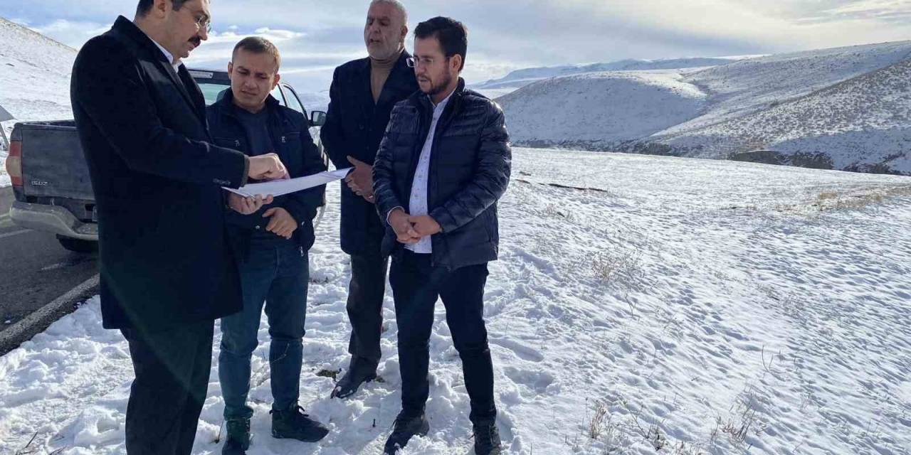 Hamur Kaymakamı Yıldırım, Sulama Tesisi Projesini İnceledi