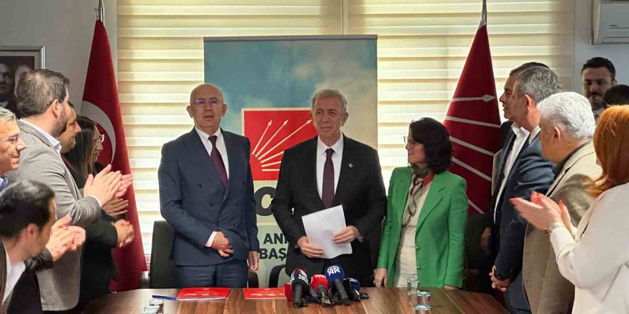 Abb Başkanı Mansur Yavaş Tekrar Aday Olmak İçin Başvurdu