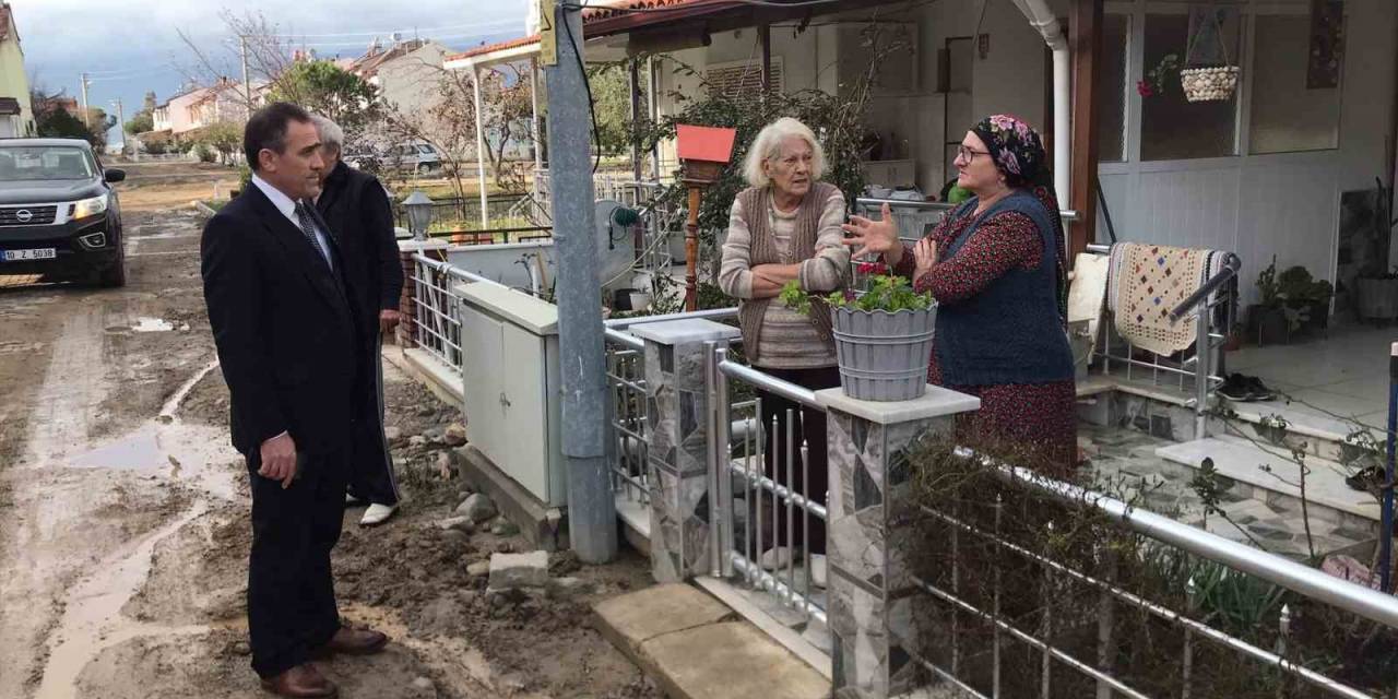 Kaymakam Memiş, Fırtınadan Zarar Gören Tatil Sitelerinde İncelemelerde Bulundu