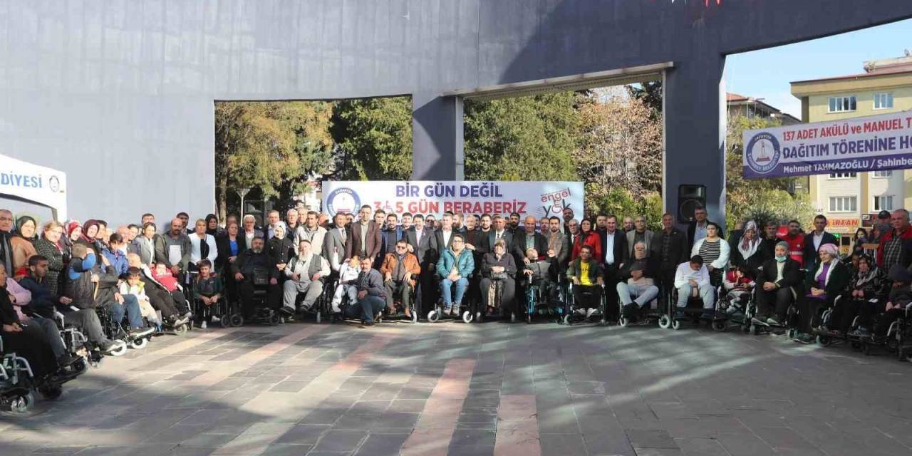 Şahinbey’den 3 Bin 712 Engelli Vatandaşa Akülü Ve Manuel Tekerlekli Sandalye