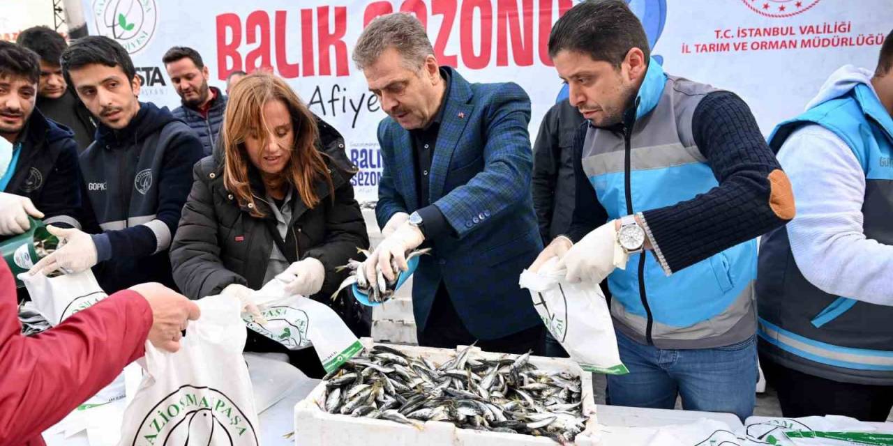 Başkan Usta’dan Vatandaşa Balık İkramı