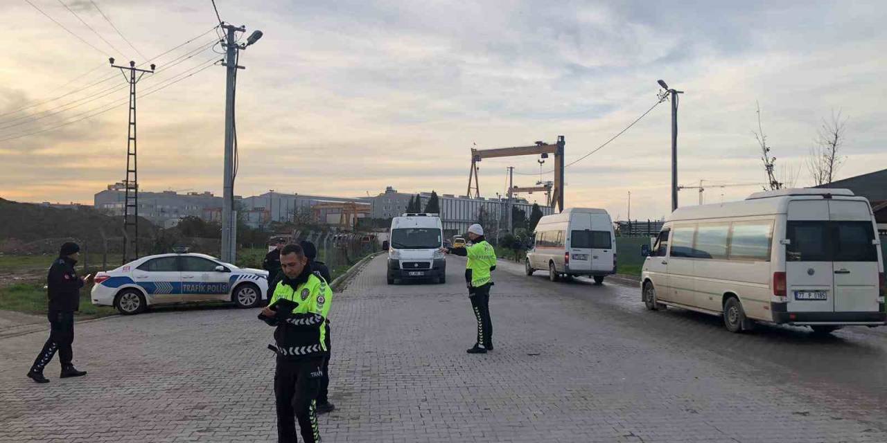 Yalova’da Kış Lastiği Denetimi Yapıldı