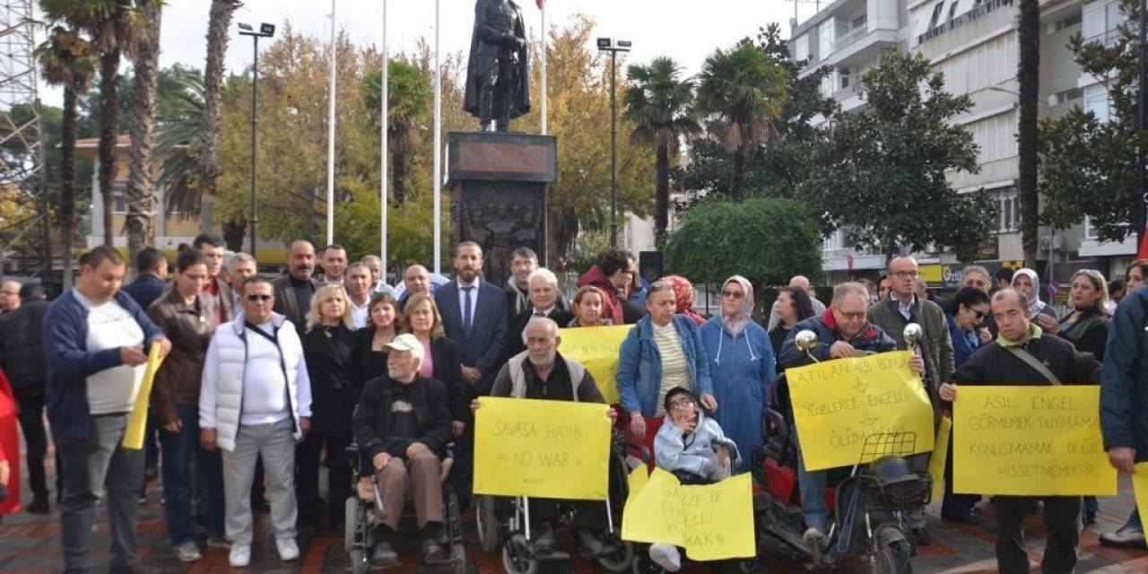 Nazilli’de ’gazze’de Engelli’ Olmaya Dikkat Çekildi