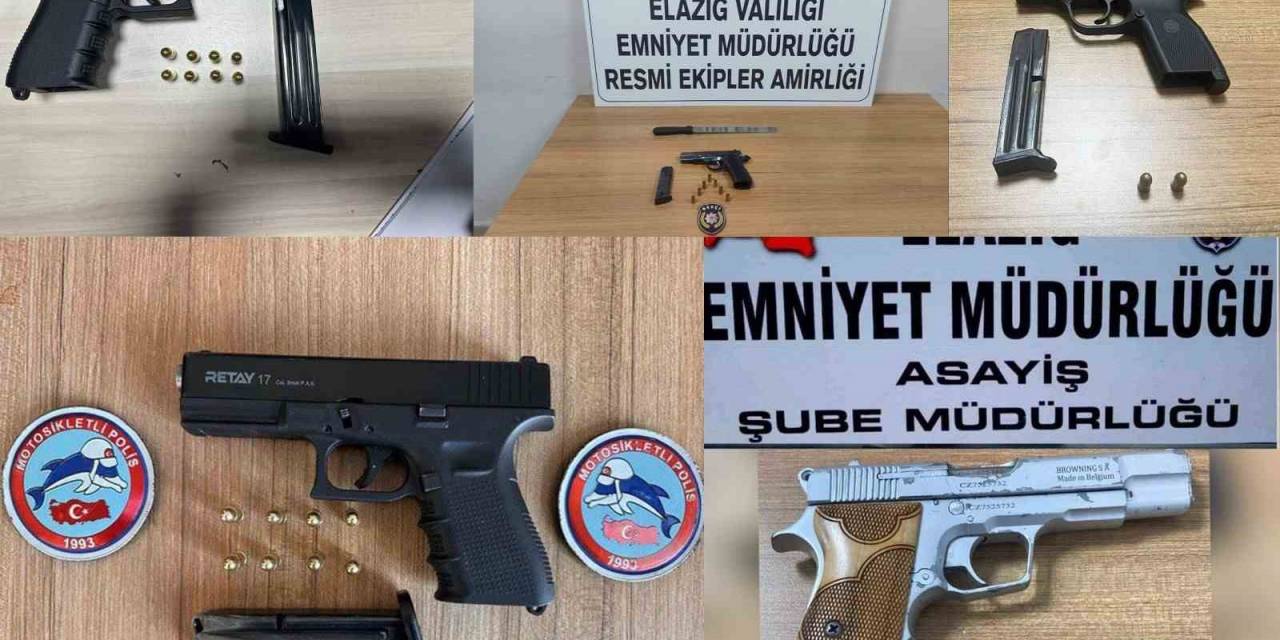 Elazığ’da Aranan 9 Şüpheli Yakalandı