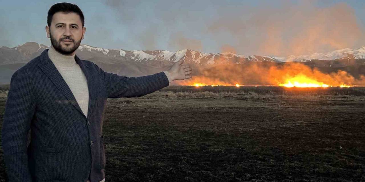 Yüksekova’da Binlerce Kuş Türünün Yaşadığı Nehil Sazlığı Cayır Cayır Yanıyor