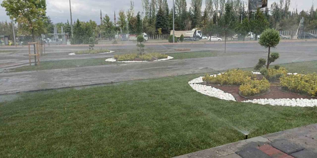 Büyükşehirden Yağmurlama Ve Damla Sulama Sistemi