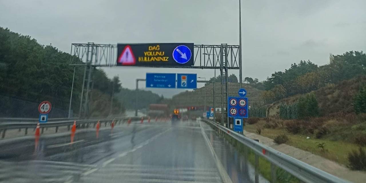 Sabuncubeli Tünelleri Geçici Olarak Trafiğe Kapatıldı