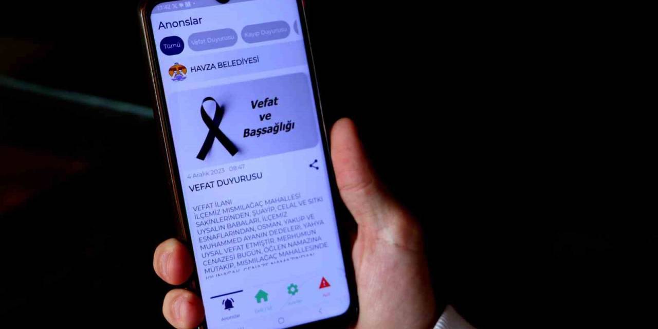 Havza Belediyesi Duyuruları Artık Cepte