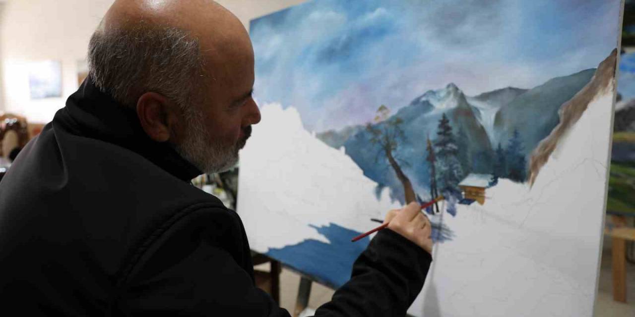 Emekliliğinde Ressam Oldu