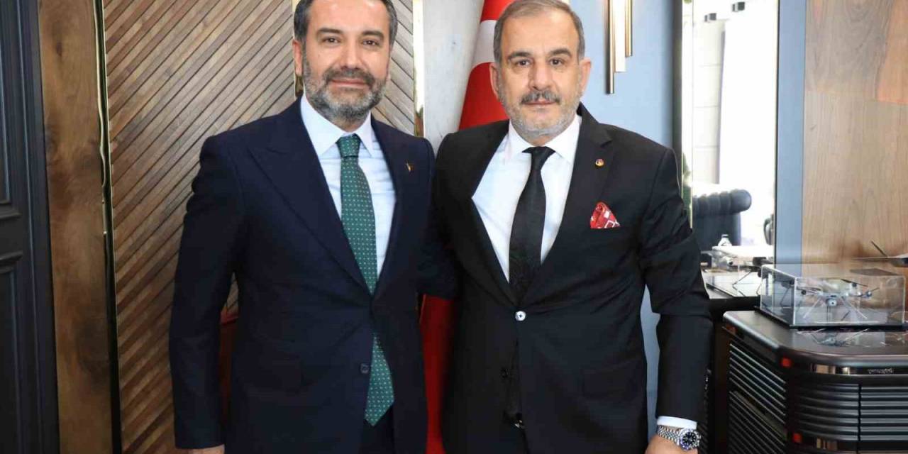 Başkan Şerifoğulları, Etso Başkanı Alan İle Bir Araya Geldi
