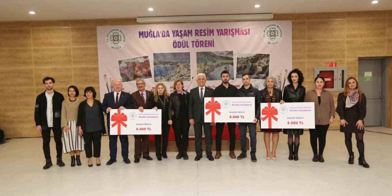 ‘Muğla’da Yaşam’ Resim Yarışması Ödülleri Verildi