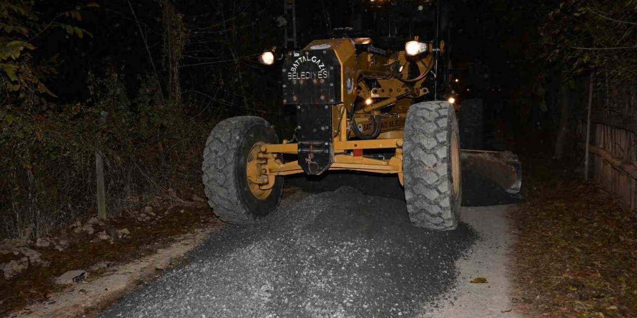Battalgazi’de Yol Çalışmaları Sürüyor