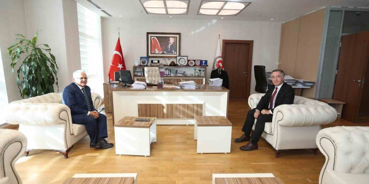 Büyükkılıç’tan 1. İdare Mahkemesi Başkanı Ayrancı’ya Ziyaret