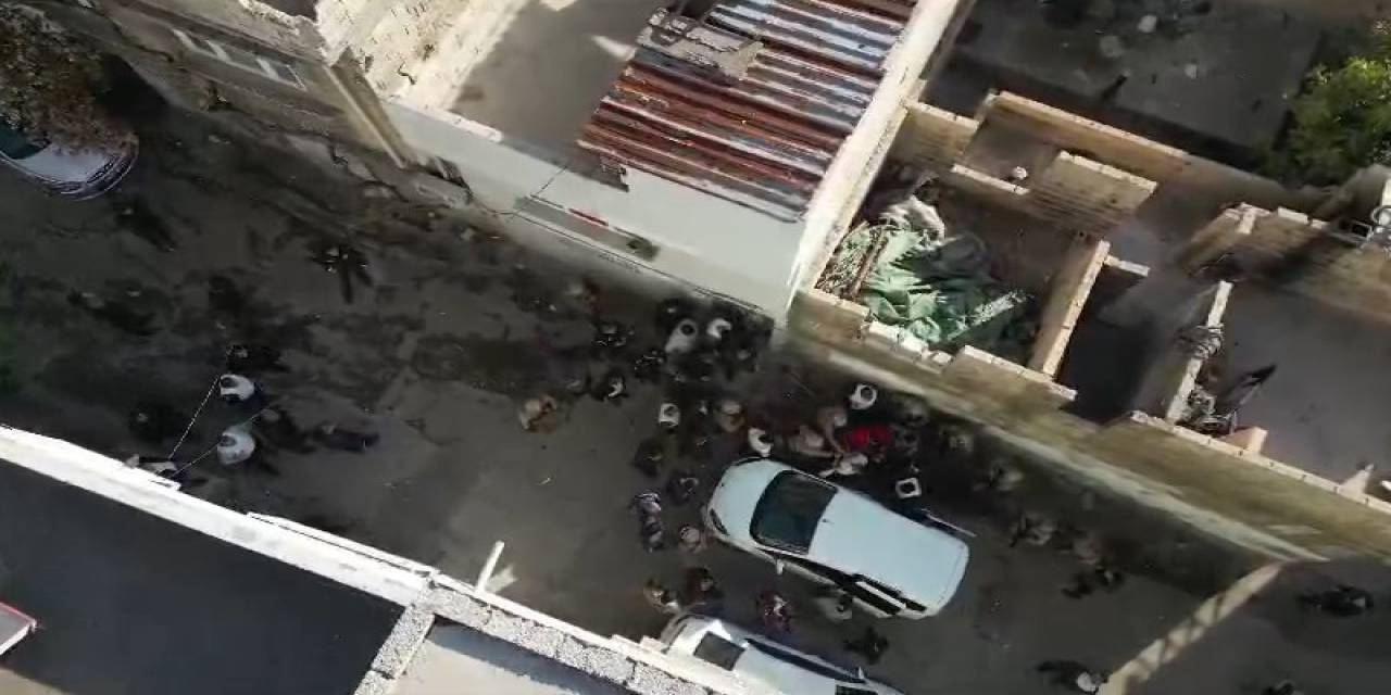 Gaziantep’te Film Sahnelerini Aratmayan Operasyon Dron Kamerasında