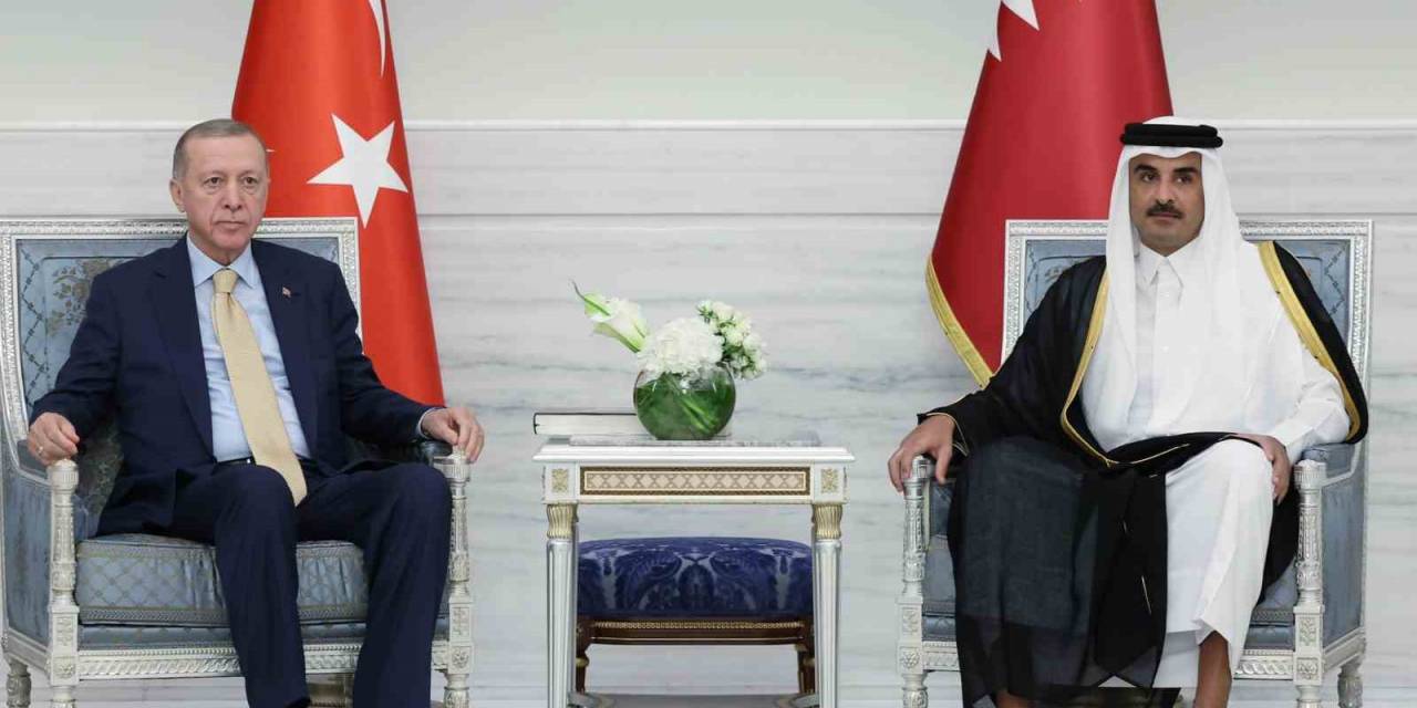 Cumhurbaşkanı Erdoğan İle Katar Emiri Al Thani Gazze’de Ateşkes Ve Kalıcı Barış Çabalarını Ele Aldı