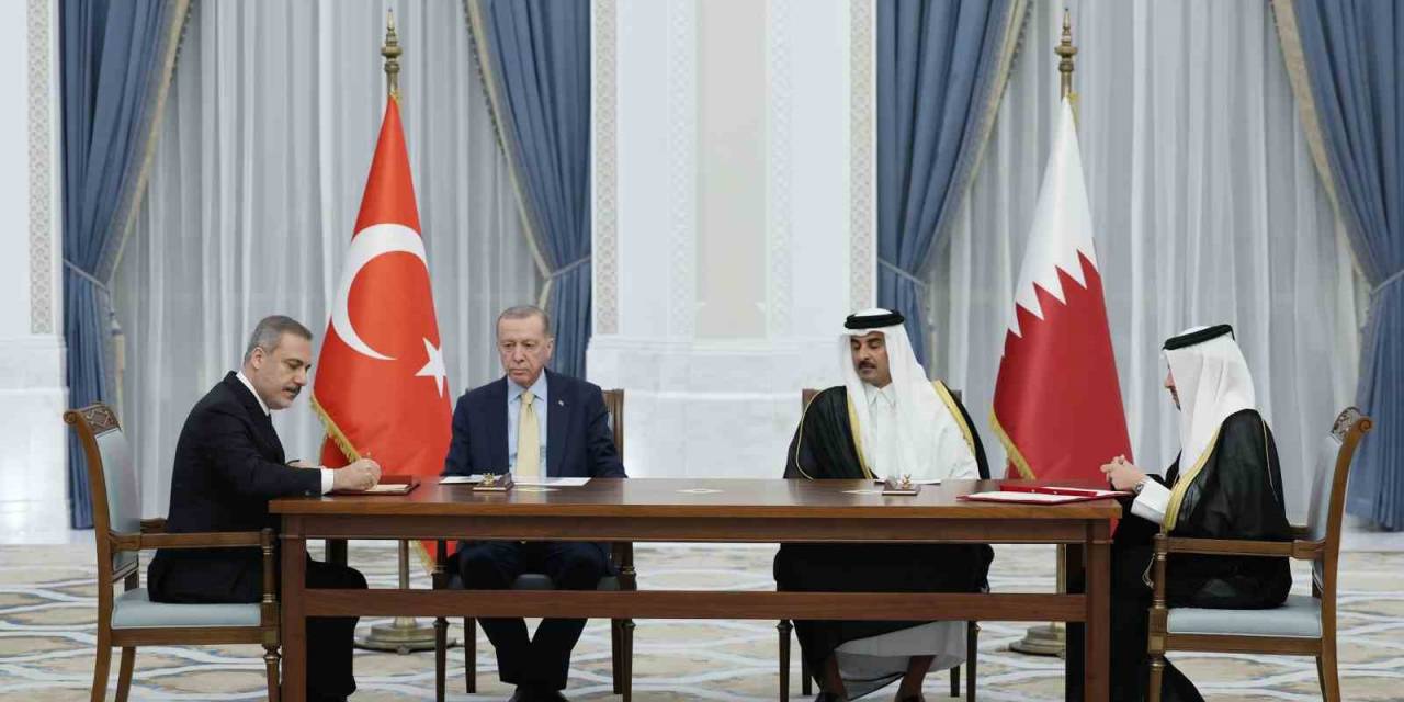 Türkiye İle Katar Arasında Ortak Bildiri Ve 12 Anlaşma İmzalandı