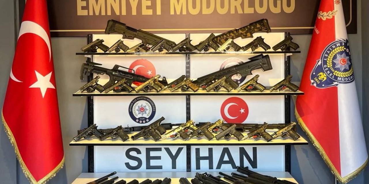 Seyhan Polisi 55 Ruhsatsız Silah Ele Geçirdi, 6 Kişi De Tutuklandı