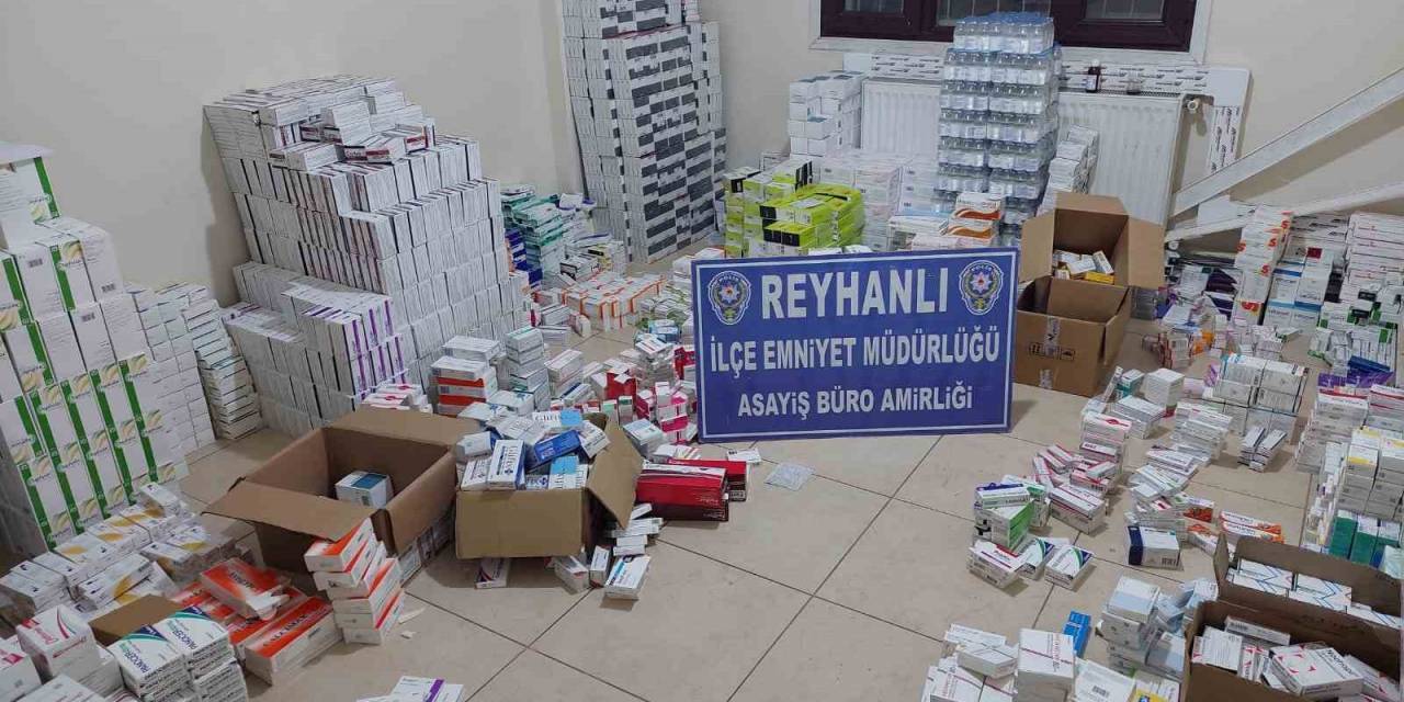Reyhanlı’da 10 Bin Kutu Sahte İlaç Serum Ve Merhem Ele Geçirildi