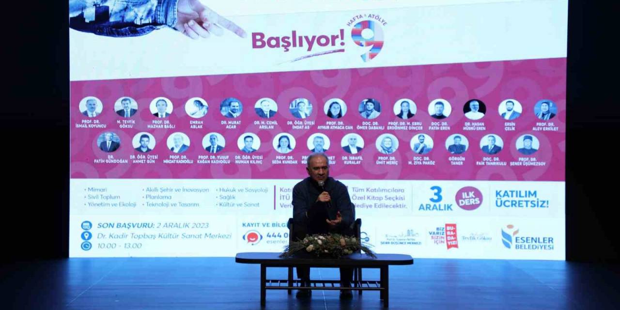 Esenler’de ‘Şehir Ve Düşünce Akademisi’nde Eğitimler Başladı