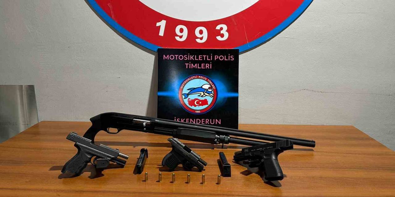 Polis Uygulamasında Aranan10 Şüpheli Yakalandı Ve 7 Ruhsatsız Tabanca Ele Geçirildi