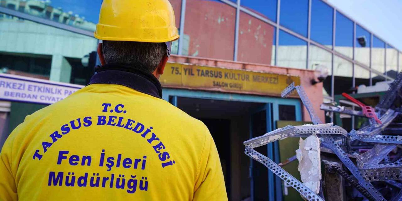 Tarsus’ta 75. Yıl Kültür Merkezi Yenileniyor