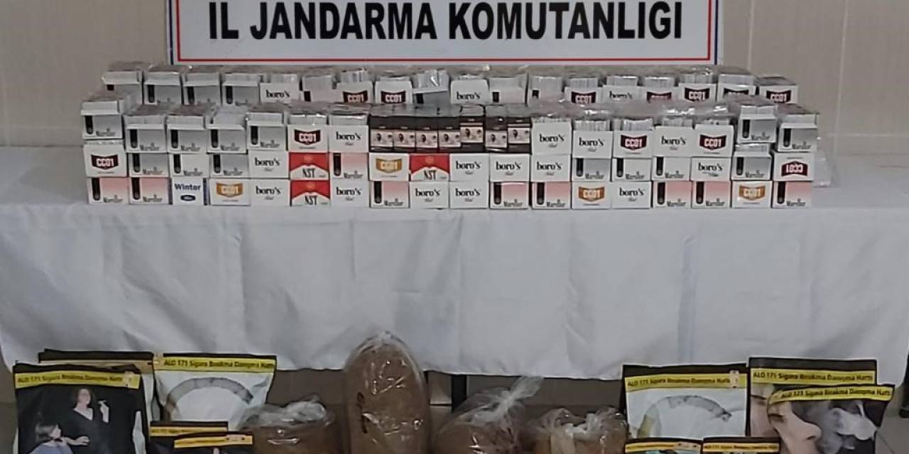 Simav’da Jandarmadan Kaçak Sigara Operasyonu