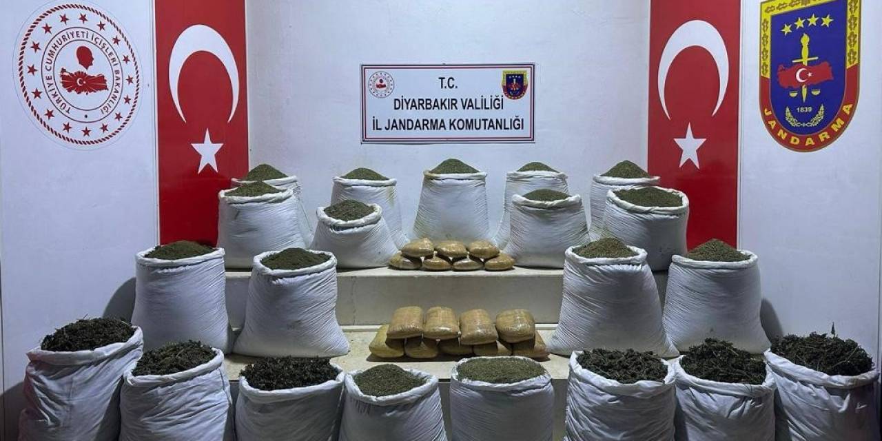 Diyarbakır’da 915 Kilogram Uyuşturucu Madde Ele Geçirildi