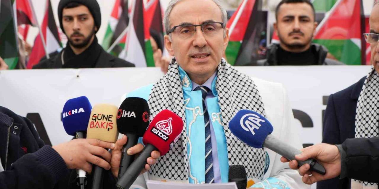 Gibtü’de, İsrail’in Gazze’ye Saldırılarına Sessiz Protesto