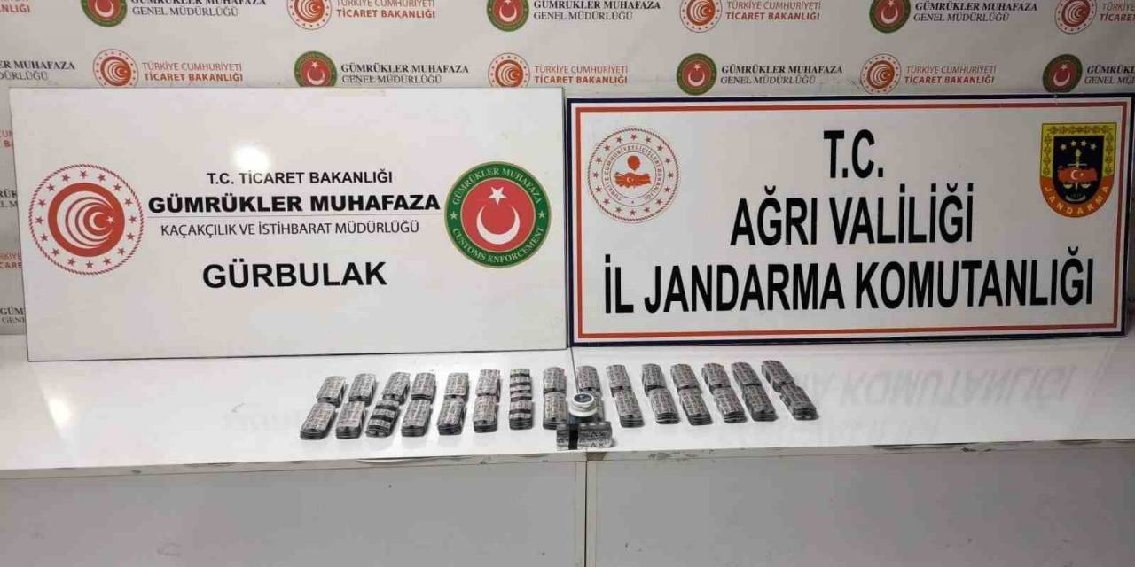 Ağrı’da Uyuşturucu Hap Ele Geçirildi