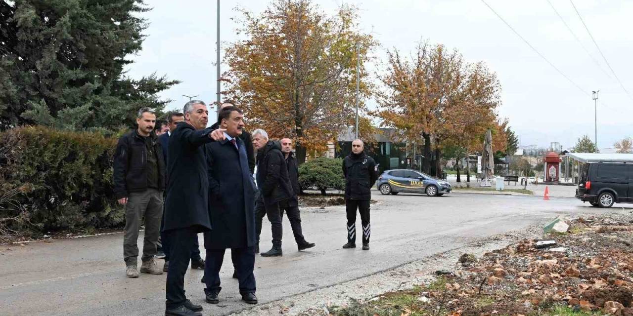 Gürkan’dan, Mezarlıklar Dairesi Başkanlığı İdari Hizmet Binası’nda İnceleme