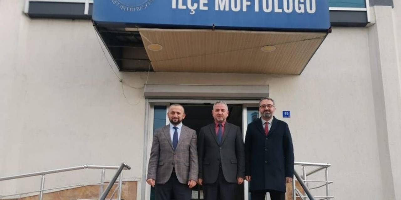 Karacasu İlçe Müftüsü Erdoğan, İl Müftüsü Güneş’i Ağırladı