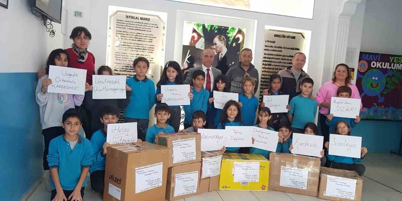 Muğlalı Öğrenciler Depremzede Kardeşlerini Unutmadı
