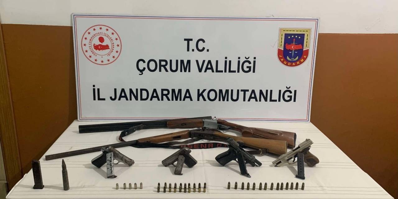 Jandarmadan Kaçak Silah Operasyonu