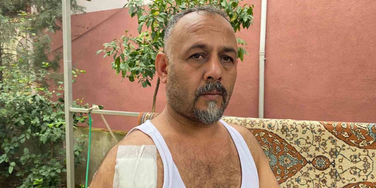 Çocuklarıyla Bahçede Otururken Dehşeti Yaşadı