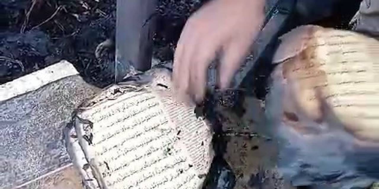 3 Konteyner Küle Dönerken Kur’an-ı Kerim’in Sayfaları Yanmadı
