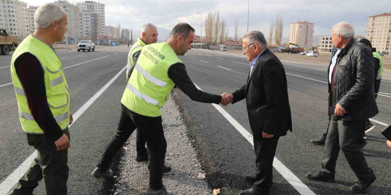 Başkan Büyükkılıç, Osb’ye Ulaşımda Nefes Olacak Yeni Yolu Trafiğe Açtı