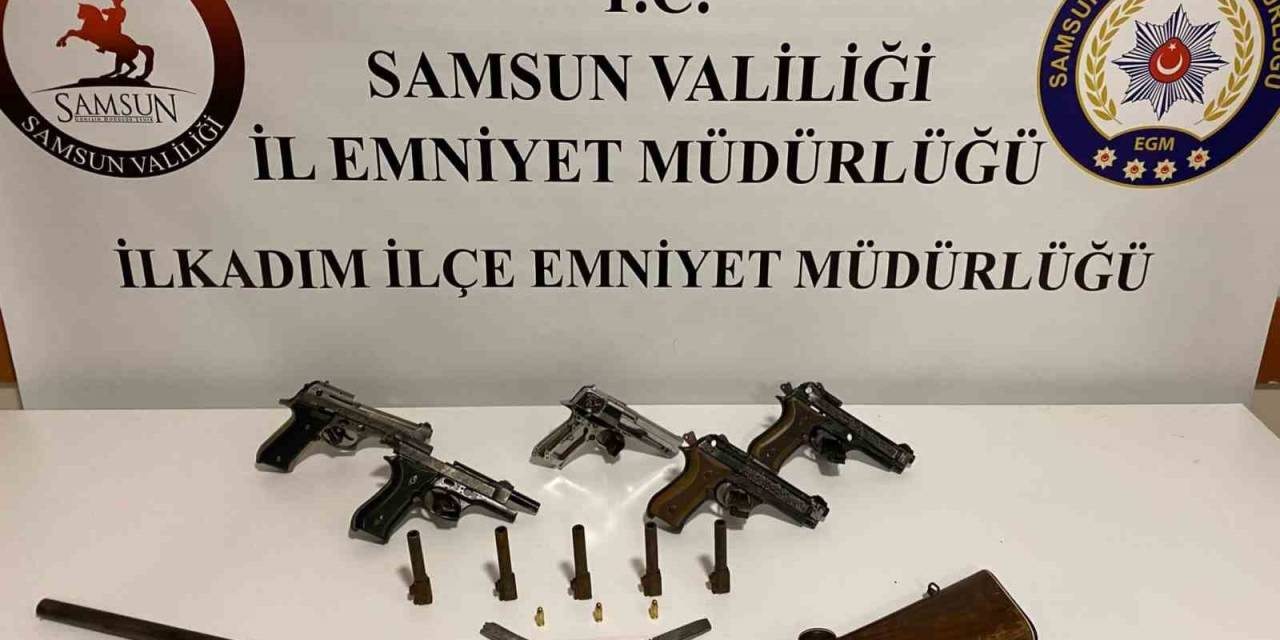 Samsun’da Silah Ve Parçaları Ele Geçirildi: 1 Gözaltı