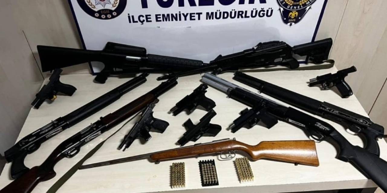Adana’da Polis Ekipleri Asayiş Uygulamalarında 13 Ruhsatsız Silah Ele Geçirdi